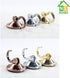 Suction Cup Hooks, Powerful Vacuum Wreath Hangers for Glass Door or Window, Set of 4, Silver Chrome