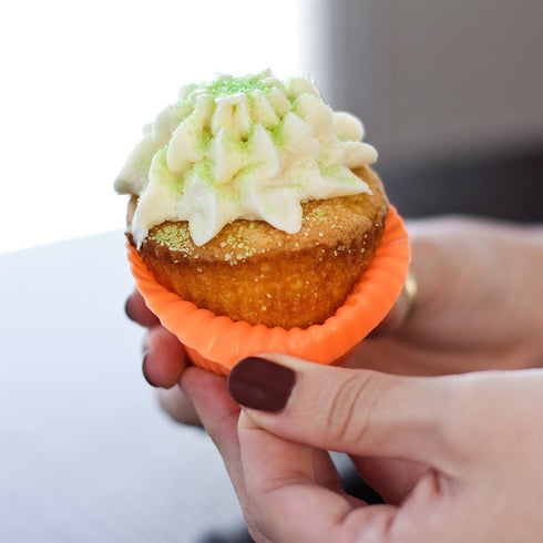 Reusable Silicone Cupcake Liners, Non-Stick Baking Muffins Mold, Set of 12 Kitchen Accessories