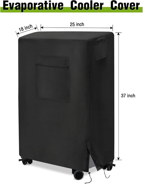 Evaporative Cooler Cover for Hessaire MC37M/MC37V, Cover for Portable Swamp Cooler/Water Air Conditioner/Outdoor Air