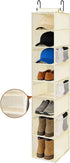 VERONLY Hanging Shoe Organizer for Closet with 8 Shelves,Mesh Pockets-Wider Hanging Shelves
