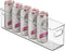 mDesign Plastic Kitchen Organizer - Storage Holder Bin with Handles for Pantry, Fridge/Freezer, Clear