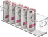 mDesign Plastic Kitchen Organizer - Storage Holder Bin with Handles for Pantry, Fridge/Freezer, Clear