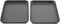 GoodCook Everyday Gray Set of 2 Nonstick Steel 9" x 6.2" Mini Baking Sheets for Toaster Oven