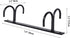 Mocoum Rustic Under Cabinet Mug Rack, 2 Pack Black Cup Holder with 8 Hooks for Mugs and Kitchen Utensils