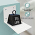 3-Pack STORAGE MANIAC Floating Book Shelves for Wall Mounted Invisible Floating Bookshelves Heavy-Duty Steel Hidden