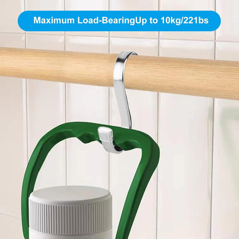 10 Pack Flat S Hooks - Heavy Duty 3inch Stainless Steel Hooks for Hanging Pots, Pans, Plants, Towels