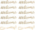 PRETYZOOM 10pcs Farmhouse Welcome Sign Cutout, Unfinished Letter Sign DIY Block Words for Home Wedding