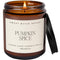 Sweet Water Decor Pumpkin Spice Candle | 9oz Amber Jar with Black Lid, Scented Candles of Pumpkin, Cloves, Buttercream,