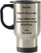 SPREADPASSION Dear Sister Tumbler, Stainless Steel Novelty Tumbler, 14 Oz Hot Tea Travel Tumbler, Gift Idea