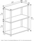 Industrial Style Marble White Side Table with Ample Storage
