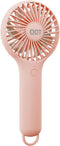 Mini Handheld Fan, Small Personal Fan with 3 Speeds, Portable Battery Operated Fans, USB Rechargeable Makeup Fan (Pink)