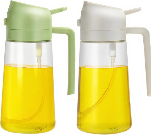 Aovdy Oil Sprayer for Cooking 16oz,2 in 1 Olive Oil Dispenser and