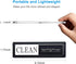 Dishwasher Magnet Clean Dirty Sign, Essential Magnetic Dish Washer Signs for Kitchen, Gift for New Home