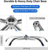Mastery Mart 28 Inch Heavy Duty Office Chair Base Replacement, 2500 Lbs Metal Leg, Reinforced for Swivel Gaming Chair