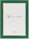 Lawrence Frames Green Metal Frame, Polished Enamel, 5x7