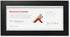 Golden State Art Wood Frame for 4x9 Business License Certificate with Real Glass & Table-top Display, Black