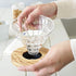 Hario VDGR-02-OV V60 Heat Resistant Glass Coffee Dripper, Olive Wood, For 1 to 4 Cups