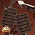 2 Pack Spoon Shaped Chocolate Molds - 6 Cavities Silicone Candy Making Molds for Handmade Chocolate