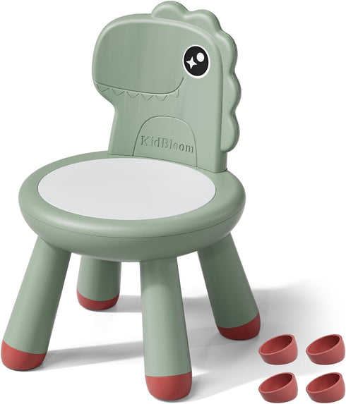 KidBloom Toddler Chair, Plastic Kids Dinosaur Chair, Anti-Slip Toddler Chairs for Table