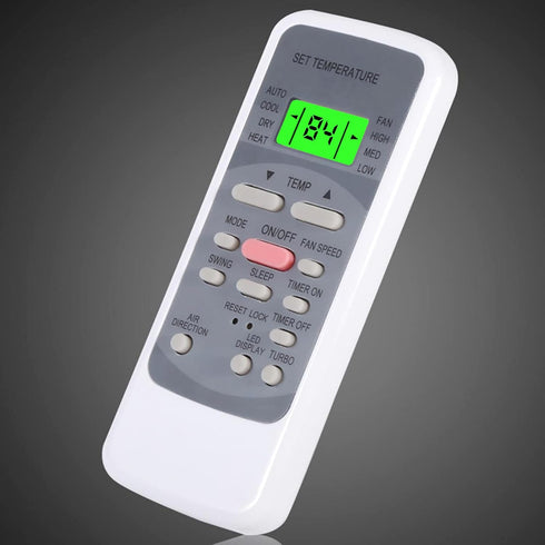 Replacement Air Conditioner Remote Control for Goodman Tgm Midea Models R51I4/BGE, R51I4/BGCE, UL-R51M/E