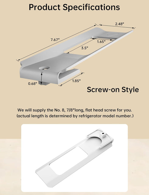 Water Dispenser Lever for Refrigerator Interior, Replacement for Whirlpool Refrigerators