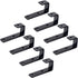 8 Pack Bunk Bed Ladder Hooks, Vinyl Coated Iron Heavy Duty Hook Brackets for Bed Decoration Tool