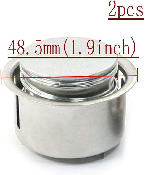Round Magnetic Center Thermostat Sensor for Electric Rice Cooker, Silver Tone, 2PCS