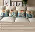 ULOVE LOVE YOURSELF Ocean Theme Throw Pillow Case - 4 Pack Cotton Linen Mermaid Square Cushion Covers 18 X 18 Inch