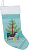 Caroline's Treasures BB2998CS Siberian Husky Merry Christmas Tree Stocking, Fireplace Hanging Stockings for Holiday
