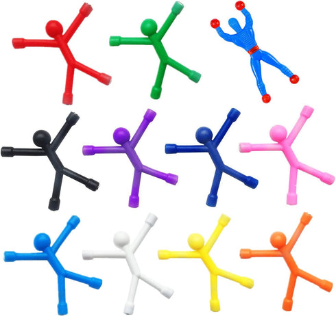 Refrigerator Magnets, Mini Man Fridge Magnets for Kids & Adults, Fun Decoration with 1 Sticky Men Wall Climber