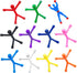 Refrigerator Magnets, Mini Man Fridge Magnets for Kids & Adults, Fun Decoration with 1 Sticky Men Wall Climber