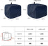 Navy Blue White Geometric Toaster Cover, 4 Slice, Modern Herringbone Abstract Art Cover
