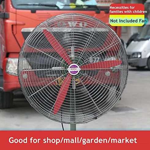 2 PACK Fan Cover for 30 Inch Industrial Pedestal Fan, Dust Cover for Kids Finger Protection, Washable, Reusable