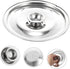 Stainless Steel Oil Pot Lid, Seasoning Pot Cover with Convenient Knob Spill Design for Kitchen Cookware