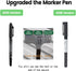 12.75 2.5 in*1.25 10-Pack Stainless Steel Plant Labels,Metal Waterproof Plant Markers, Height in, Label Area