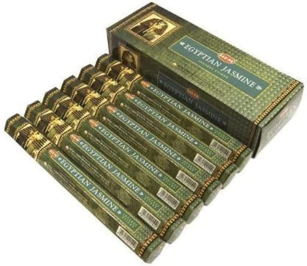 Hem Egyptian Jasmine Incense Sticks, 20 Sticks x 6 Packs