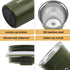 12 oz CS COSDDI Stainless Steel Vacuum Insulated Tumbler - Coffee Travel Mug Spill Proof with Lid - coffee Cup for Keep