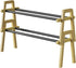 TIFFLOI 2-Tier Closet, Stackable Bamboo Shoe Rack, Free Standing Shoe Storage Organizer for Entryway, Doorway - Natural