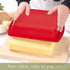 8 inch Silicone Square Cake Pan Nonstick Silicone Cake Molds, Silicone Brownie baking molds for Brownie, Cake, Bread, Pie and Lasagna (2 packs) by saphe