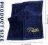 Swanson Christian Products Embroidered Hand Towels for Pastor, Navy