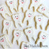 Dentist Party Tooth and Toothbrush Cookie Cutter Set, 2 Piece, Tin Plated Steel