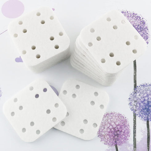 ITROLLE Humidifier Filter Pad, 20PCS Square Style Nylon White Mineral Absorption Replacement Descaling Pad
