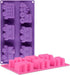 Silicone Train Cake Mold, 1 Pcs 6 Cavity Non-stick Baking Pan for Brownies, Chocolate, Muffin Cups, Ice Cube, Kids
