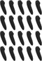 uxcell 20Pcs Blade Knife Tip Protector Cover, Plastic Knife Guard Sleeves for Kitchen, Black