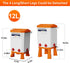 Gribouillage 4 8 (7L-Red) 12L) Heated Chicken Waterer, Thermostatically Controlled Poultry Water Heater for Winter