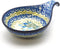 Polish Pottery Spoon/Ladle Rest - Blue Bells Design