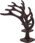 Rustic 4-Point Deer Antler Cast Iron Wall Hook, 5.6 Inch (Set of 3)
