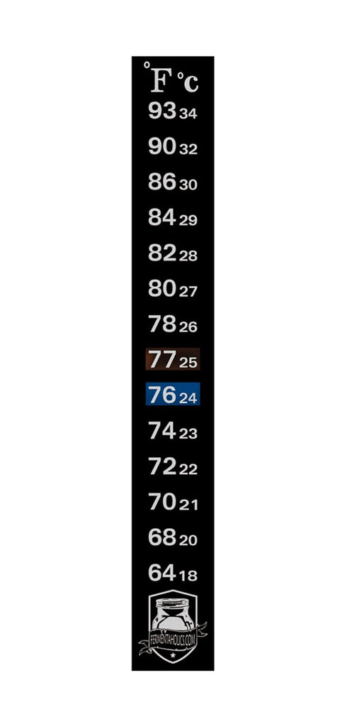 3 Pack Kombucha Fermentation Adhesive Strip Thermometer, Accurate Temperature Display in Celsius and Fahrenheit