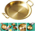 Paella Cooker, Stainless Steel Paella Pan with Handles, Nonstick Flying Pans for Camping, Oven, Induction Safe