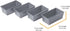 Chicago Metallic Commercial II Non-Stick Mini Loaf Pans, Gray, 5-3/4 by 3-1/4 by 2-1/4-Inch, 4 Count